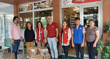 MİLAS'IN ZEYTİNLERİ KARDEŞ OKULA GÖNDERİLDİ