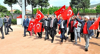 MUĞLA'DA 19 MAYIS COŞKUYLA KUTLANDI