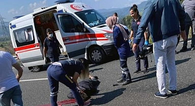 MUĞLA’DA KAZA: MOTOSİKLET SÜRÜCÜSÜ AĞIR YARALI