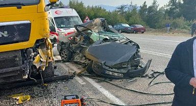 SEYDİKEMER’DE FECİ KAZA 1 ÖLÜ, 2 YARALI