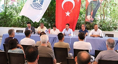 BAŞKAN ARAS, BİTEZ ESNAFIYLA BİR ARAYA GELDİ