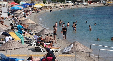 BODRUM SAHİLLERİ DOLMAYA BAŞLADI