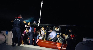 DATÇA’DA 18 DÜZENSİZ GÖÇMEN KURTARILDI