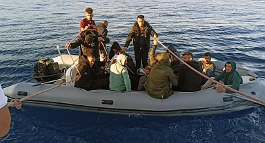 DATÇA’DA 34 DÜZENSİZ GÖÇMEN KURTARILDI