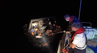 DATÇA’DA 34 GÖÇMEN KURTARILDI, 17 GÖÇMEN YAKALANDI