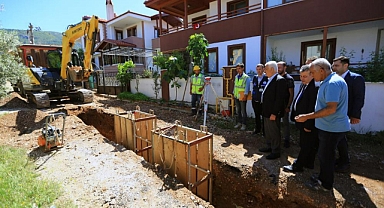 DÜĞEREK MAHALLESİNDE ALT YAPI ÇALIŞMALARI DEVAM EDİYOR