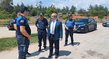 KAYMAKAM KARAMAN, POLİS UYGULAMA NOKTASI'NDA İNCELEMELERDE BULUNDU