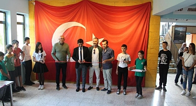 KÖYCEĞİZ DÖĞÜŞBELEN ORTAOKULU’NDA SERGİ AÇILIŞI YAPILDI