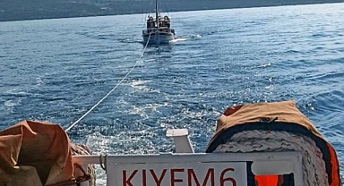 MAKİNE ARIZASI YAPAN TEKNEYİ KIYEM EKİPLERİ KURTARDI