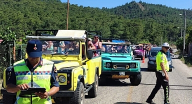 MARMARİS’TE CİP SAFARİ DENETİMİ