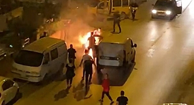 SEVGİLİSİYLE TARTIŞTI SONRA KENDİNİ YAKTI