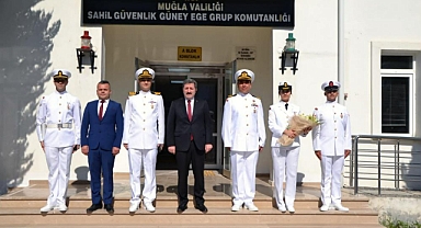 VALİ TAVLI’DAN SAHİL GÜVENLİK KOMUTANLIĞI’NA KUTLAMA ZİYARETİ