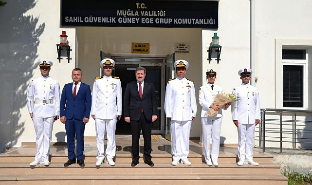 VALİ TAVLI’DAN SAHİL GÜVENLİK KOMUTANLIĞI’NA KUTLAMA ZİYARETİ