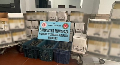 2 BİN 199 ŞİŞE SAHTE İÇKİ ELE GEÇİRİLDİ