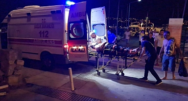 BODRUM’DA ŞİŞME BOT PATLADI: 2 YARALI