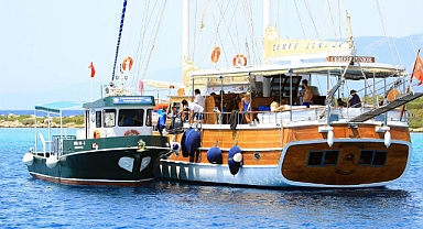 DENİZLERDEN 9 GÜNDE 250 BİN LİTRE PİS SU TOPLANDI