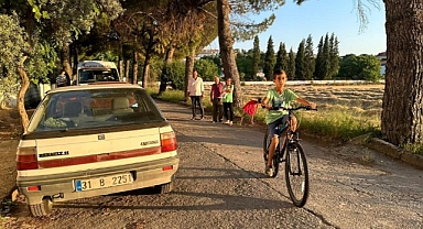 DEPREMZEDE ÇOCUKLARA BİSİKLET MORALİ