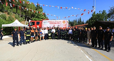 GÖNÜLLÜ İTFAİYECİLER SERTİFİKALARINI ALDI