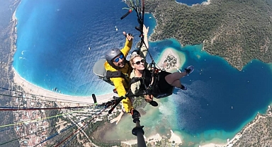 KURBAN BAYRAMI TATİLİNDE 10 BİN 546 KİŞİ YAMAÇ PARAŞÜTÜYLE UÇTU