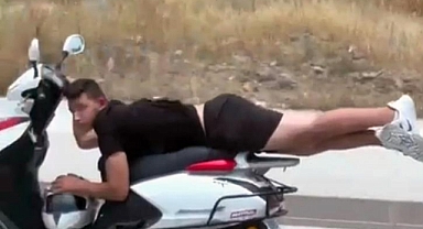 MOTOSİKLETİN PARASI KADAR CEZA YAZILDI