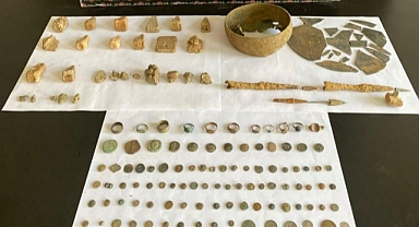 MUĞLA'DA TARİHİ ESER OPERASYONU 1 GÖZALTI