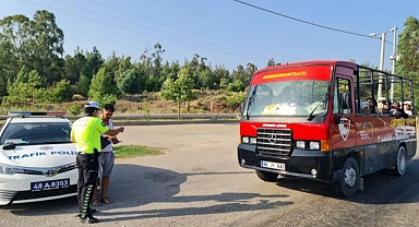 SAFARİ ARAÇLARI ARALIKSIZ DENETLENİYOR