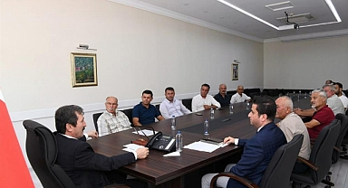 TERMİK SANTRALLERİN ÇEVRESİNDEKİ MUHTARLARDAN VALİ TAVLI'YA ZİYARET