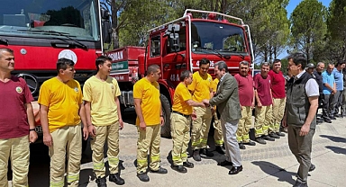 VALİ TAVLI ALEV SAVAŞÇILARININ BAYRAMINI KUTLADI
