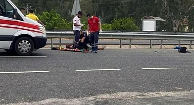 BARİYERLERE ÇARPAN MOTOSİKLET SÜRÜCÜSÜ ÖLDÜ