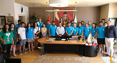 BAŞKAN ARAS, TARIM KAMPI ÖĞRENCİLERİNİ AĞIRLADI