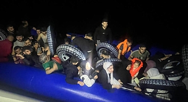 BODRUM'DA 43 DÜZENSİZ GÖÇMEN KURTARILDI