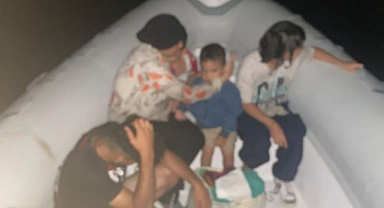 BODRUM'DA TÜRK KARASULARINA İTİLEN 6 GÖÇMEN KURTARILDI