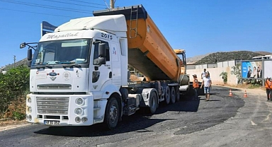 BODRUM TURGUTREİS'TE SICAK ASFALT ÇALIŞMASI TAMAMLANDI