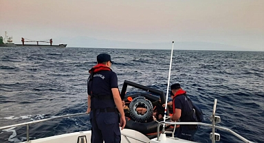 DATÇA’DA 7 DÜZENSİZ GÖÇMEN KURTARILDI