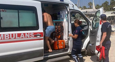 DENİZDE RAHATSIZLANAN VATANDAŞA SAHİL GÜVENLİK’TEN TIBBİ TAHLİYE