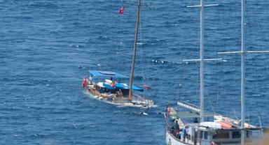 KURTARMA ÇALIŞMASI SIRASINDA BATTI