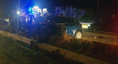 MİLAS-BODRUM KARAYOLUNDA KAZA 1 ÖLÜ, 8 YARALI