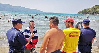 SAHİL GÜVENLİK EKİPLERİNDEN PLAJ DENETİMİ