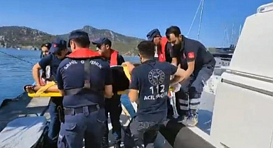 SAHİL GÜVENLİKTEN MARMARİS’TE TIBBİ TAHLİYE