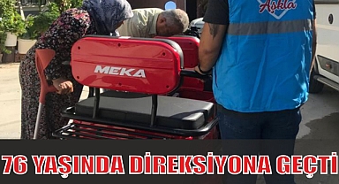 76 YAŞINDA DİREKSİYONA GEÇTİ