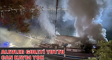 ALEVLER GULETİ YUTTU CAN KAYBI YOK 