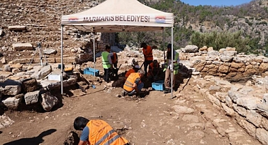 AMOS ANTİK KENTİNDE KAZI ÇALIŞMALARI DEVAM EDİYOR