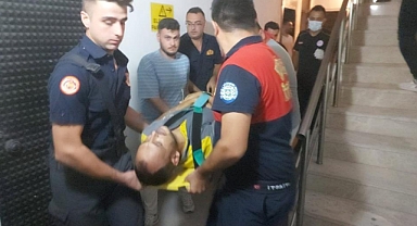 ASANSÖRÜN HALATI KOPTU 2 YARALI