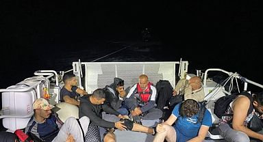 BODRUM'DA 44 DÜZENSİZ GÖÇMEN KURTARILDI