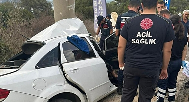 BODRUM'DA TRAFİK KAZASI 1 ÖLÜ