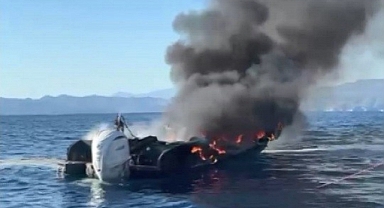 FETHİYE’DE BOT YANGINI