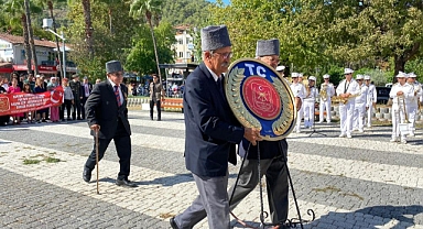 FETHİYE'DE GAZİLER GÜNÜ TÖRENLE KUTLANDI