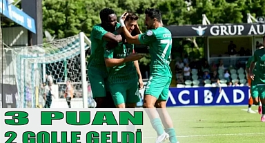 3 PUAN, 2 GOLLE GELDİ