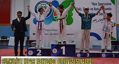 CUMHURİYET KUPASI TAEKWONDO TURNUVASI SONA ERDİ