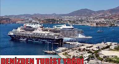 DENİZDEN TURİST YAĞDI